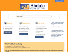 Tablet Screenshot of abdaleconsulting.com